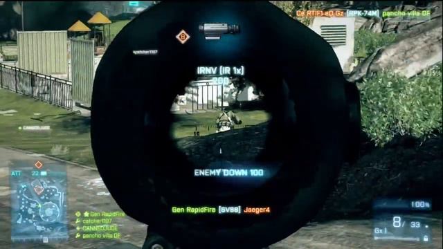 l BF3 Gameplay l SKS and SV98 Snipers смотреть онлайн