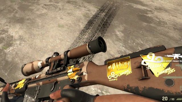 G3SG1 Souvenir Desert Storm Cologne 2015 смотреть онлайн