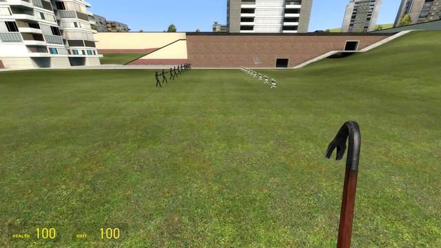 GMod: 10 Combine Assassins VS. 10 Black Ops Assassins смотреть онлайн