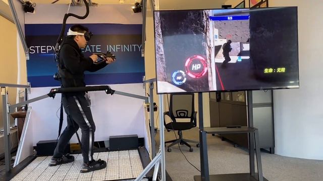 Play CS/Half-life Alyx on our omnidirection treadmill VR equipment - GATES01. Launch soon. #stepvr смотреть онлайн