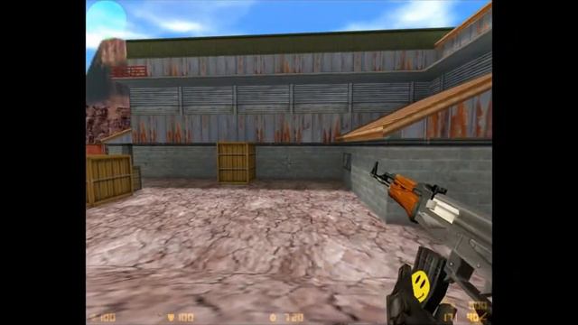AK-47 Smiley Skin - CS 1.6 смотреть онлайн