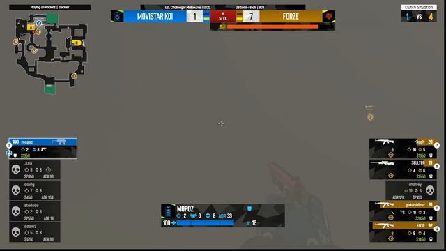 Movistar KOI vs FORZE | ESL Challenger Melbourne 2024 Europe Closed Qualifier | (BO3) MAPA 3 CS2 смотреть онлайн