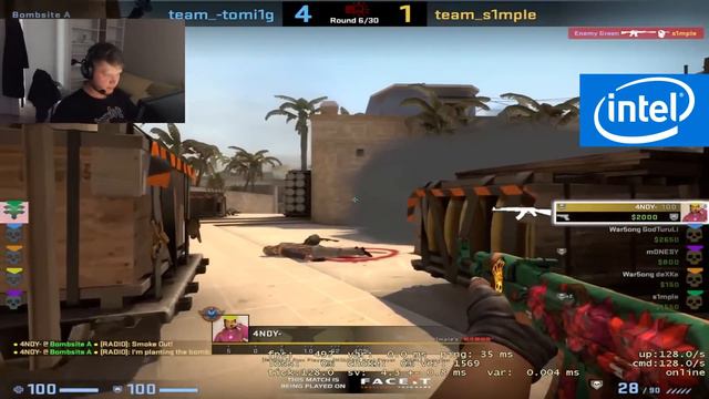 S1MPLE INVITES M0NESY TO DESTROY FACEIT NOOBS!! CSGO Twitch Clips смотреть онлайн