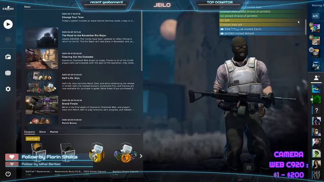 🔴[★CS:GO★] UN MASTER GUARDIAN 2 ZIC SI EU CA MERGE! - #ROMANIA #SQUAD #FRIENDS смотреть онлайн
