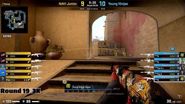 NAVI Junior vs Young Ninjas Highlights / at WePlay Academy League Season 3 смотреть онлайн