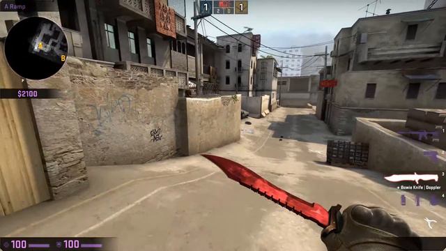 CS:GO - BOWIE KNIFE RUBY SHOWCASE (DOPPLER) смотреть онлайн