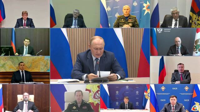 Путин провёл заседание ВПК по вопросу развития беспилотных авиасистем. смотреть онлайн