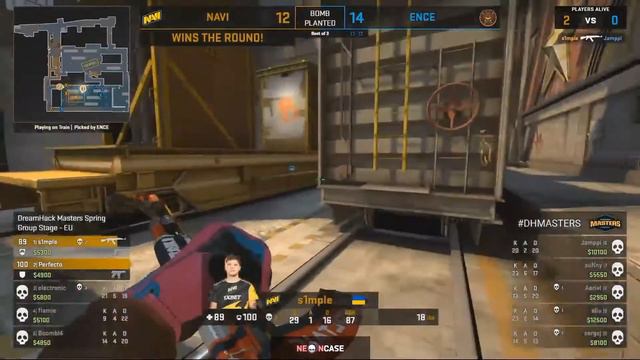 🔥 S1MPLE СНОВА ТАЩИТ В СОЛО | NAVI VS ENCE | DREAMHACK MASTER SPRING | CS GO | HIGHLIGHTS смотреть онлайн