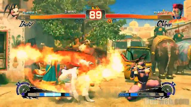 Super Street Fighter IV Ibuki vs C.Viper Poongko T.avi смотреть онлайн