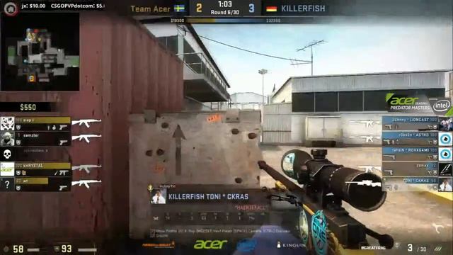 CS:GO KILLERFISH Toni Extreme Ace! смотреть онлайн