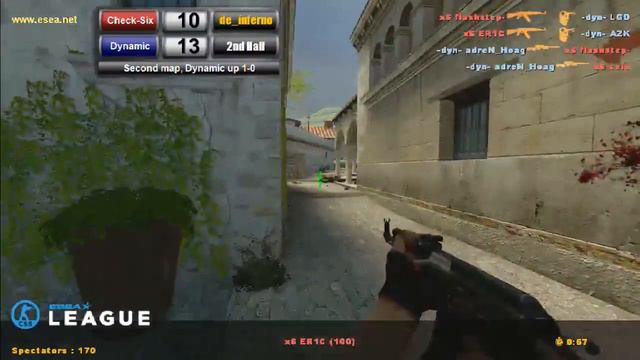 ESEA S9 LAN (CS:S) - Dynamic vs. x6 - Map 2 Pt.1 (UR 1-1) - 4 / 4 смотреть онлайн