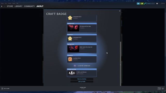 Crafting The Steam Awards 2022 Badge X 11 смотреть онлайн