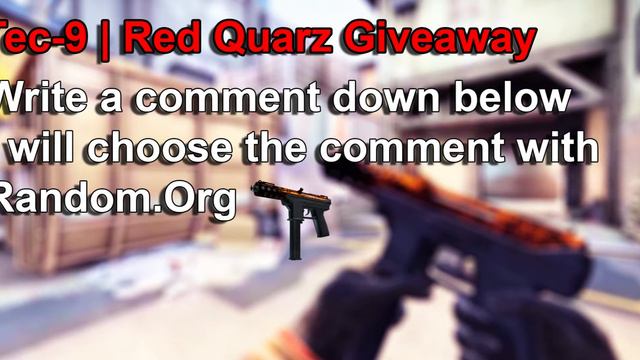 Tec-9 | Red Quarz Giveaway |Giveaway 4#| [Cs:Go Skin] смотреть онлайн