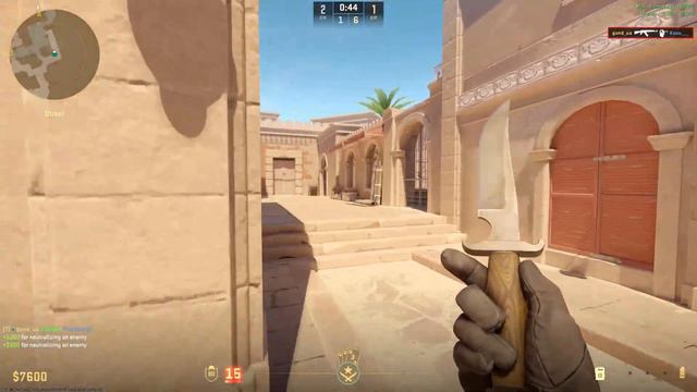 1v5 ace attempt on Anubis | CS 2 смотреть онлайн