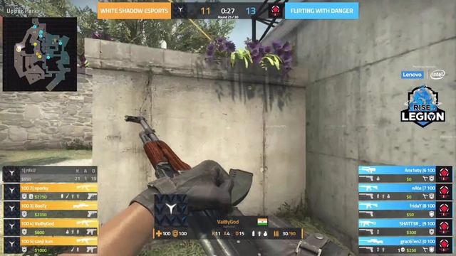 Rise of Legion India CS:GO | Round of 128 Day 9 смотреть онлайн