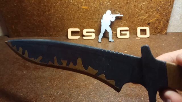 Classic Knife from CS:GO in real life from wood. смотреть онлайн