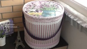 Чехол для хлебопечки или грелка на кастрюлю  своими руками. Шляпная коробка, которую можно стирать