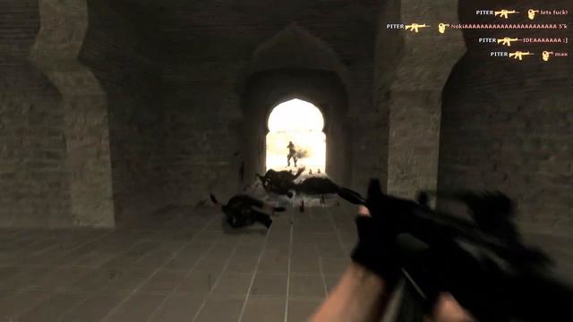 CS:S cotw | RyaN dust2 m4 spraydown смотреть онлайн