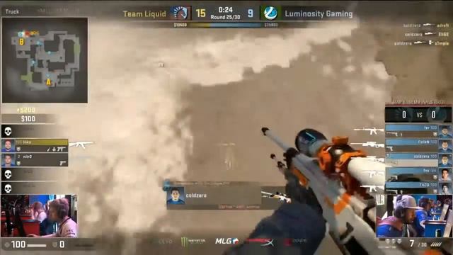 Luminosity Coldzera AMAZING 4 AWP KILLS ON MLG Major Championship Columbus смотреть онлайн