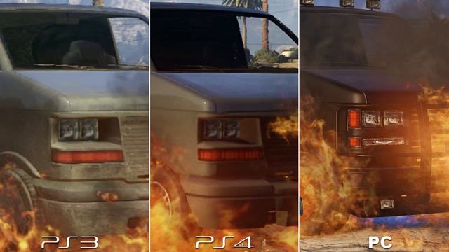 GTA V - PC 4K vs PS4 vs PS3 смотреть онлайн