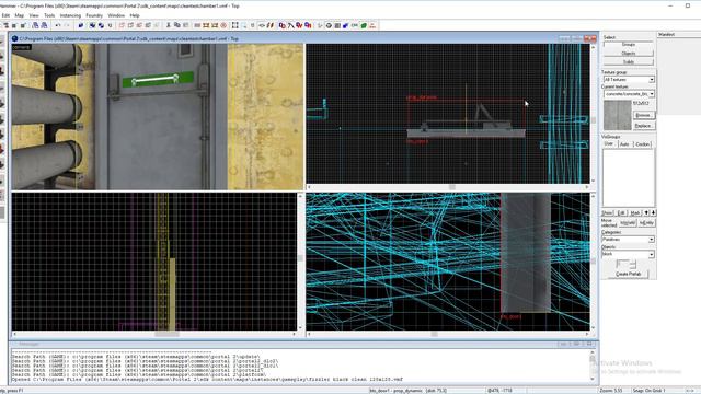 Portal 2 - Hammer tutorial: Creating a push open door смотреть онлайн