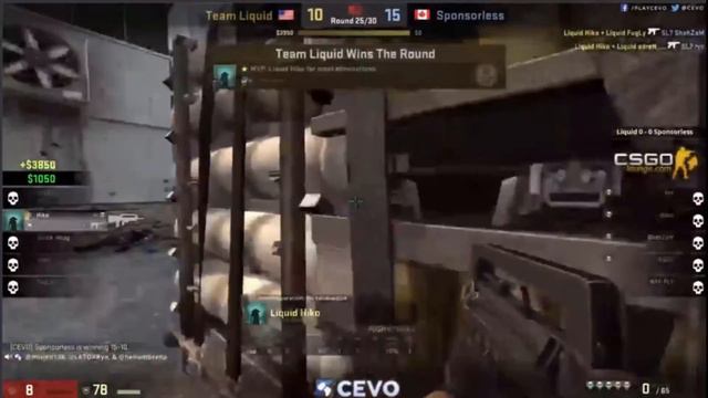 Hiko Insane 1 Vs 5 Clutch With Tec-9 - Team Liquid Vs Sponsorless 02.09.15