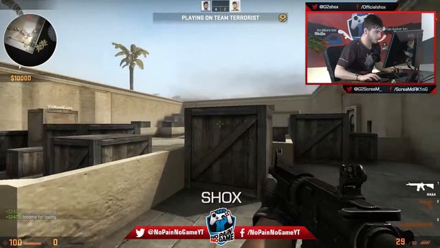 SHOX Vs SCREAM 1vs1 AIM MAP CS:GO