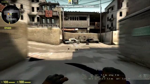 CS:GO - ★ Flip Knife | Ultraviolet (FT - look MW/FN) смотреть онлайн