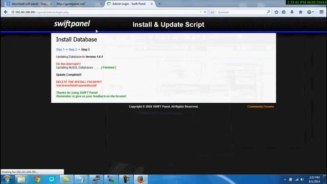 Install Swift Panel and Configured Panel Server and HLDS смотреть онлайн