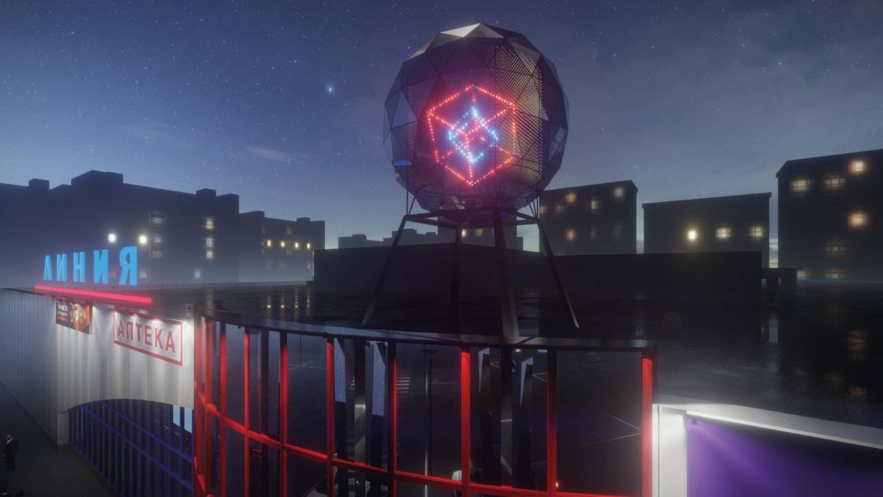 Динамические эффекты в освещении ТРЦ смотреть онлайн