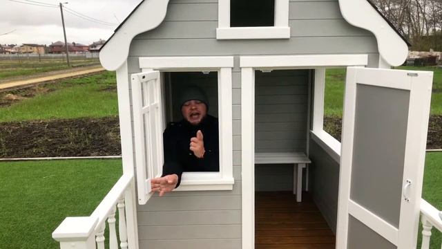 Детский игровой домик для дачи СВОИМИ РУКАМИ. Часть 2 ФИНАЛ.