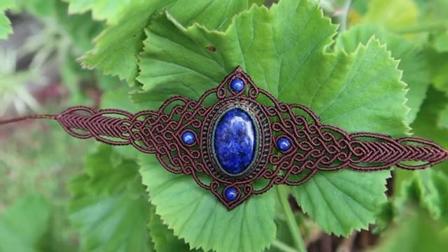 Macrame By Afeng： 2021-21｜Macrame Tutorial｜Macrame Bracelet ｜Matching’2021-10 Necklace’｜