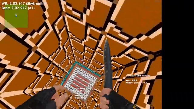 Counter strike: Source xc_mariobros low gravity run (1:30.200) смотреть онлайн