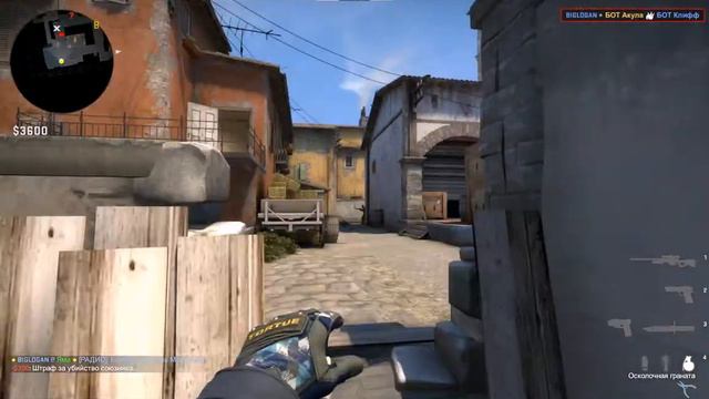 Играем в CS:GO. Меня победили боты!! смотреть онлайн