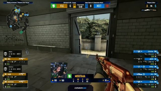 Falcons vs HEET | Map 2 Overpass | IEM Road to Rio 2022 Europe RMR B смотреть онлайн