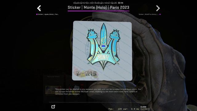 CS:GO Paris Major 2023 (Inspecting all Team Sticker) смотреть онлайн