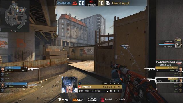 CS:GO - Jame Clutch for Avangar смотреть онлайн