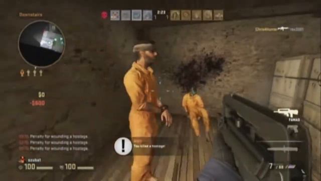 Never negotiate with terrorists! (Counter-Strike GO) смотреть онлайн