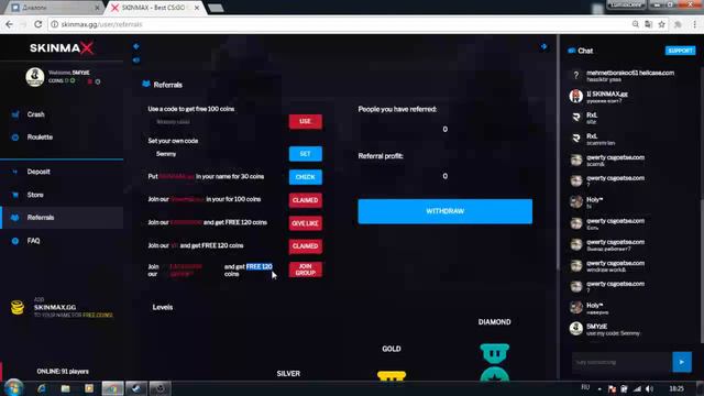 Новая халява CS:GO / free 1$ смотреть онлайн
