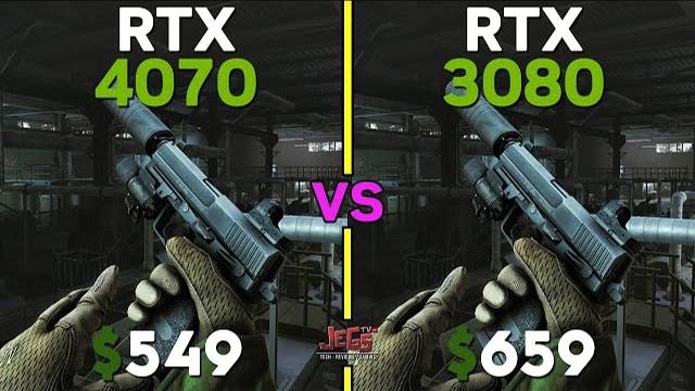 ТЕСТ  RTX4070 VS RTX3080