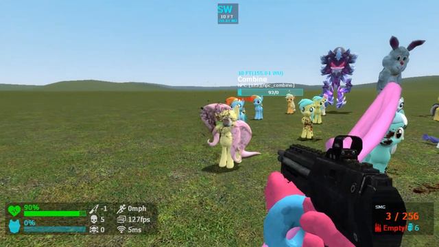 PONY ENEMIES VS MOMMY LONG LEGS In Garry's Mod! смотреть онлайн