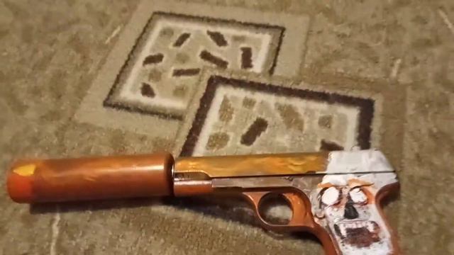 Покрашенный страйкбольный COLT 1903 из CS GO смотреть онлайн