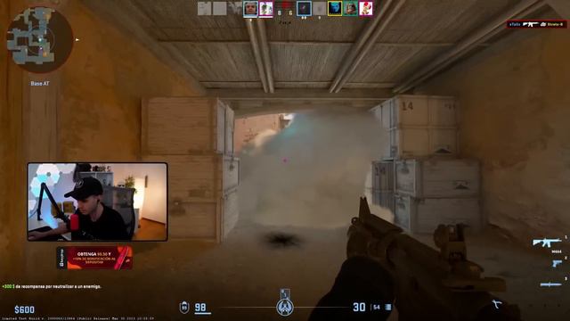 Juego CONTRA un PROFESIONAL en COUNTER STRIKE 2 смотреть онлайн