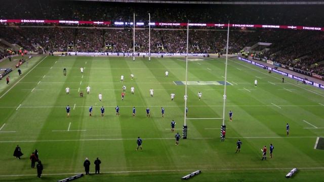6 Nations 2013 - England vs France - Owen Farrell Penalty Kick смотреть онлайн
