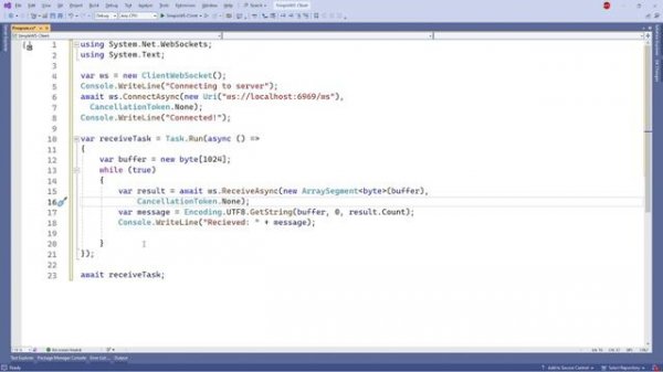 Implementing WebSocket Client and Server on ASP.NET Core 8 | HOW TO - Code Samples