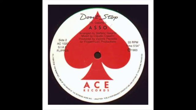 Asso - Don' t stop - 12" Italo Disco 1983 - prod. By Victorio Pezzolla смотреть онлайн