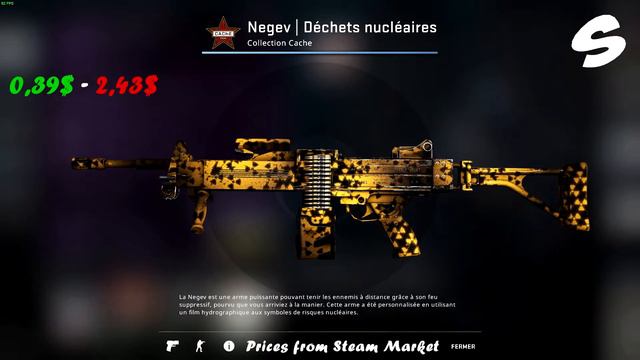 CS:GO - ALL NEGEV SKINS (2019) смотреть онлайн