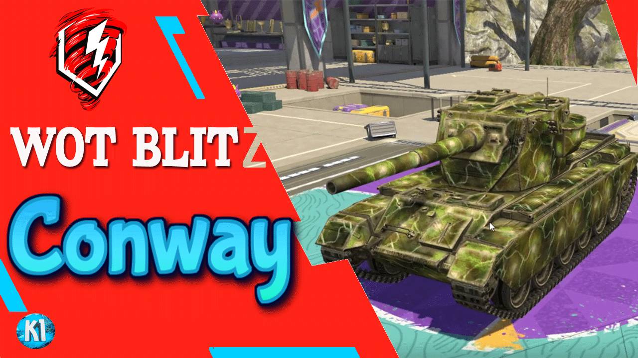 Conway ПТ Великобритании 9 лвл. Tanks Blitz. Танки Блиц. смотреть онлайн