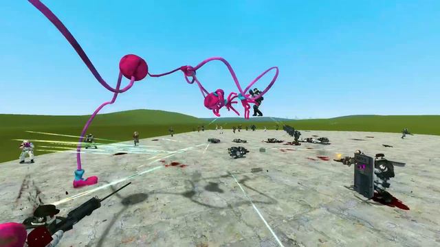 COMBINE ELITE FORCES VS TREVOR HENDERSON CREATURES- Garry's Mod Sandbox смотреть онлайн