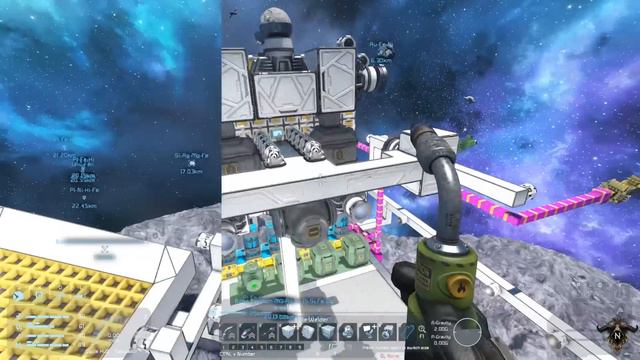 Space Engenieers - EP 18 - Supervivencia - USG Ishimura la destructora de asteroides смотреть онлайн